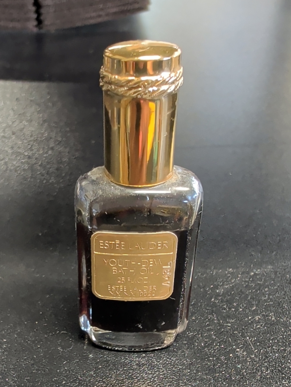 1/4 oz Vintage Estee Lauder Youth Dew Bath Oil As Shown